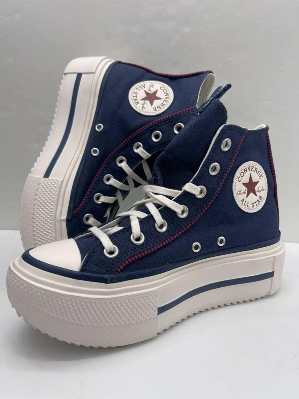 Converse WMNS Chuck Taylor All Star High Top Platform Sneakers Size 7 419252C - Picture 8 of 16